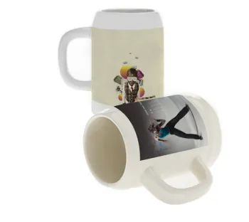 500ml high quality ceramic sublimation OK beer mug France