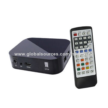 Full HD H.264 Media Player/Android TV Box, Output Up to 1,080 Pixels and Plug-and-play Function