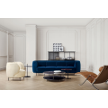 Italienischer Designstuhl Sofa Wohnzimmer Möbelsofa Stuhl Single Leder