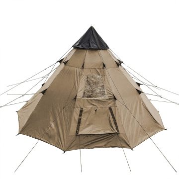 Brown Luxury Bell Tent για οικογενειακό κάμπινγκ