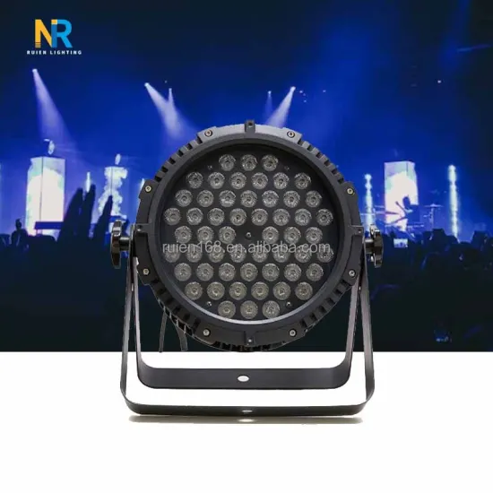 High-Quality Outdoor Waterproof RGB Par Light with 54 Full Color Options - IP65 Rating for Stage and Event Lighting