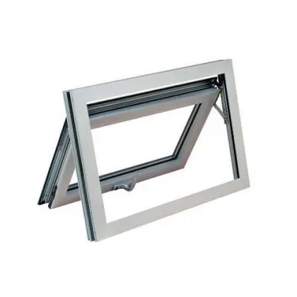 Aluminum Glass Awing Top Hung Project Window