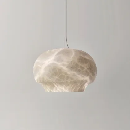 Factory Price Alabaster CELINE Chandelier: Modern Luxury LED Pendant Light for Dining Room and Kitchen Island