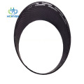 Twill plain black cnc cutting carbon fiber pipe