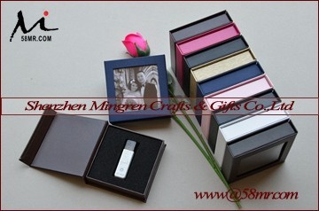 Empty USB Flash Drive Packaging Gift Box