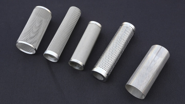 Perforated bucket metal mesh perforated mesh filter