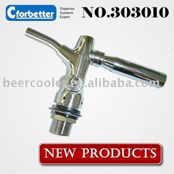 Stainless steel beer tap