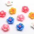 Fancy New Arrival Kawaii Flower Shaped Flat back Beads Slime Girls Garment Hair Accessories Holiday Decor Cabochon