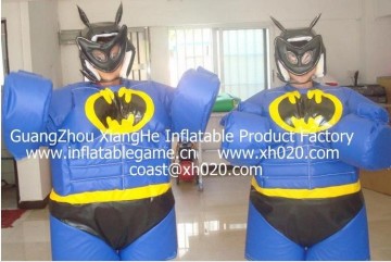 Kids or adult foam batman sumo wrestling suits for sale