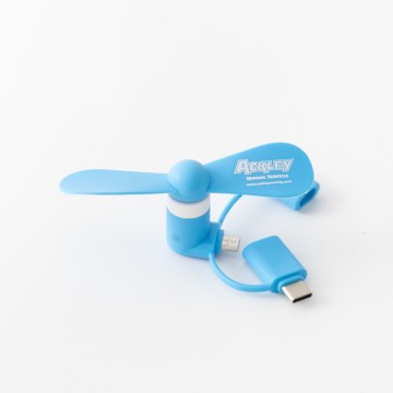 Mini USB Fans with 3-Way Connector