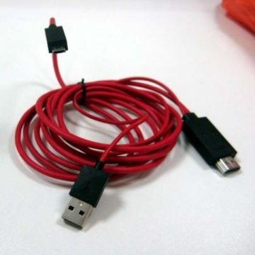 2m 11pin Mhl Micro Usb To Hdmi Hdtv Cable Adapter For Samsung Galaxy S 3 I9300