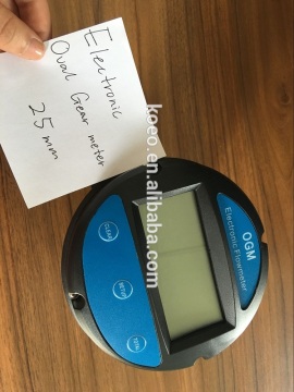 Low Cost Fuel Flow Meter High Accuracy 25mm Oval Gear Flow Meter