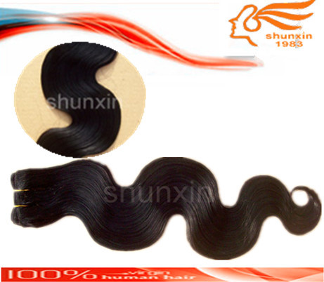 Black Weaving Hair, Body / Losse Wave 100% Remy Virgin Human Hair Extensions (BW616)