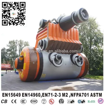 Gaint Shot Inflatable Water Slide/Cannon Inflatable Water Slide
