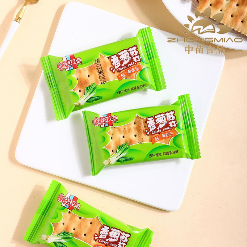 Chives Flavored Soda Crackers 4
