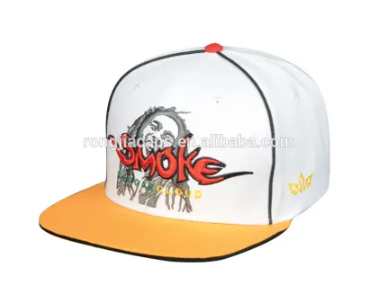 fashion snapback hat with non-mainstream embroidery
