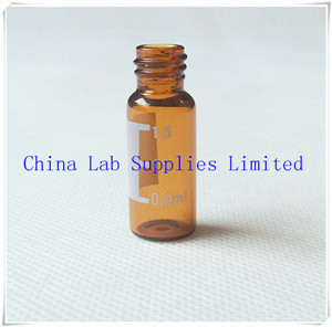 2ml Amber Vial HPLC Vial with Label Filling Lines USP1