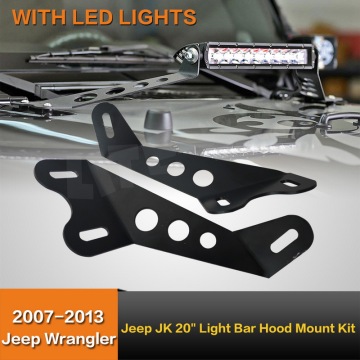 Jk 20" Light Bar Hood Mount Kit (JK-HM 20 inch)