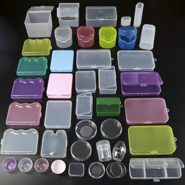 Multifunctional Packing PP Plastic Storage Case Clear Face Beauty Tools Cosmetic Remover Makeup Sponge Powder Puff Case Box