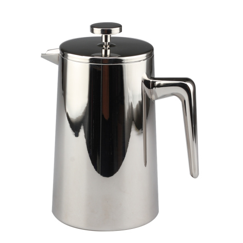 Double Wall Stainless Steel Mirror Finish Coffee Maker