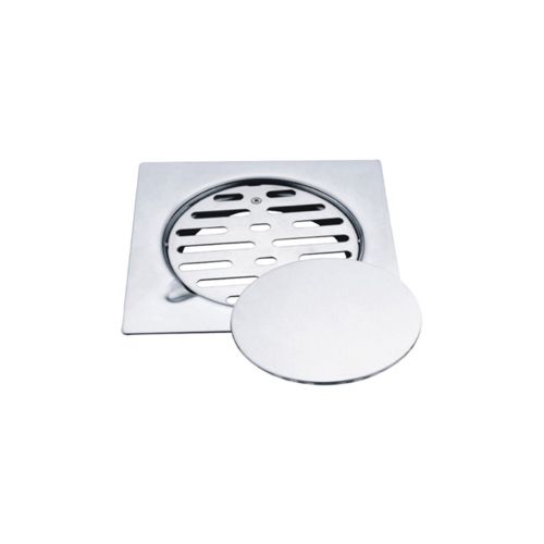 Anti-odor square bronze floor drain with removable cover