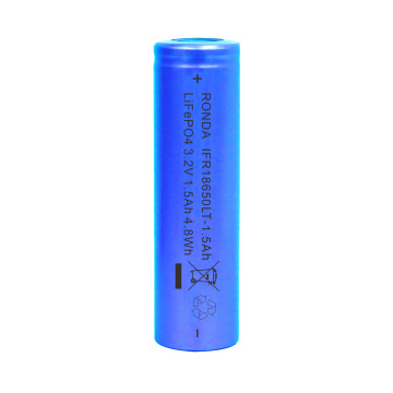IFR18650LT-1500 LiFePO4 Cylindrical Cell