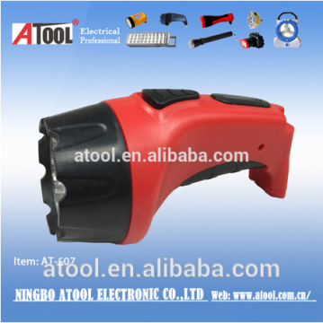 2015 hot sell Brazil plug led rechargeable torch with top quality