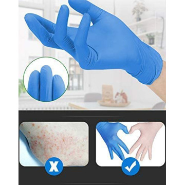 Ang Wholesale nga Mas Dali nga Pag-andam sa Nitrile nga Disposable Gloves Medikal