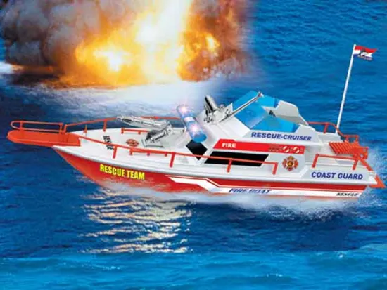 4 CHANNELS RC FIRE RESCUE BOAT