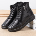 Elderly deep mouthed plush cotton boots