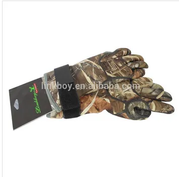 linkboy LBE035A silicone grill gloves outdoor waterproof breathable camouflage for hunting