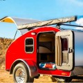 small Teardrop Caravan Camper travel trailer mini caravan