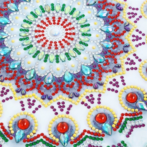 Pittura a diamante cristallino a forma speciale di Mandala