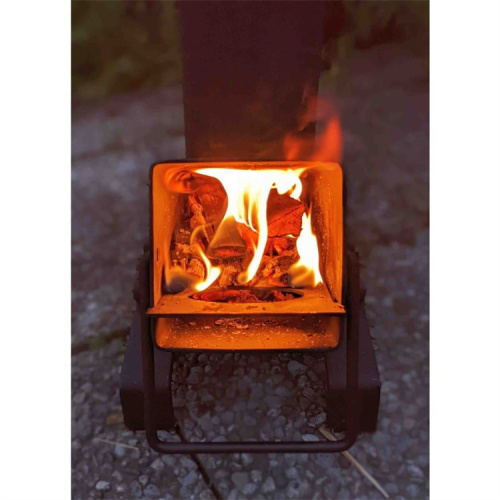 outdoor rocket pellet camping stove