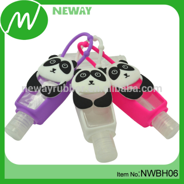 Newly Panda Design Silicone Hand Sanitizer Holders