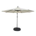 Parasol en porte-à-faux blanc Sombrilla Blanca