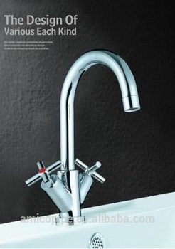Amico Two Handle Brass Water Tap