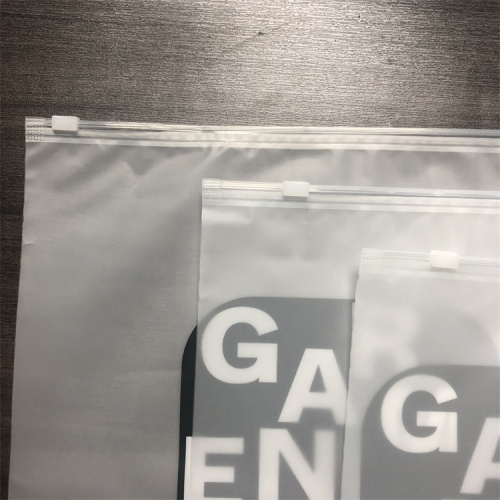 Resealable Clothes Packaging Frosted Plastic Bag