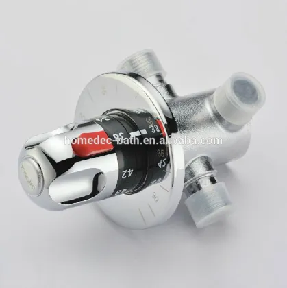 G1/2 '' Brass Thermostatic Mixing Valve Solar Water Heater Valve Adjust the Mixing Water