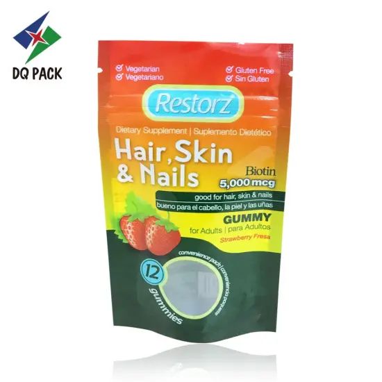 Flexible packaging zipper pouch food packaging bag