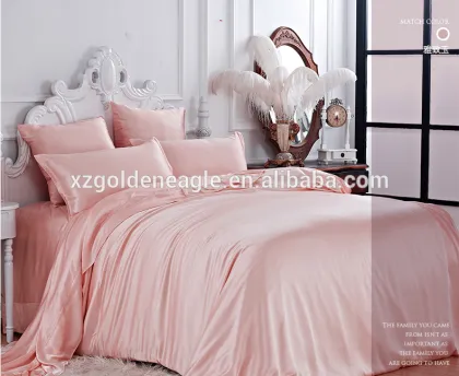 4pcs-Silk bedding Set