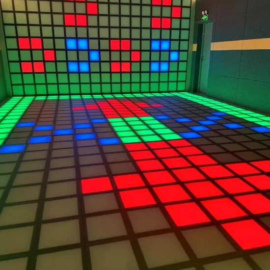 Interactive LED Dance Floor: Party Stage with Realistic Energetic Games