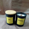 Velas de aroma de soja de uso en casa de aromaterapia