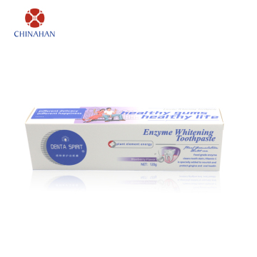 Dentifricio sbiancante enzimatico e protezione gengive