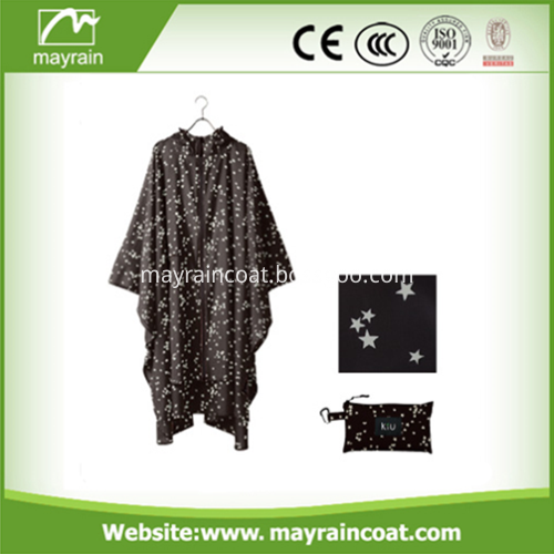 Polyester PVC Rain Poncho