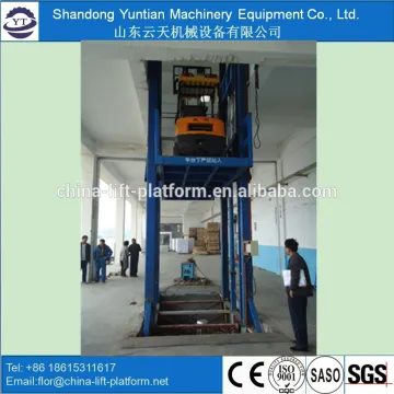 Hydraulic vertical lift/ wall mounted lift platform for sale