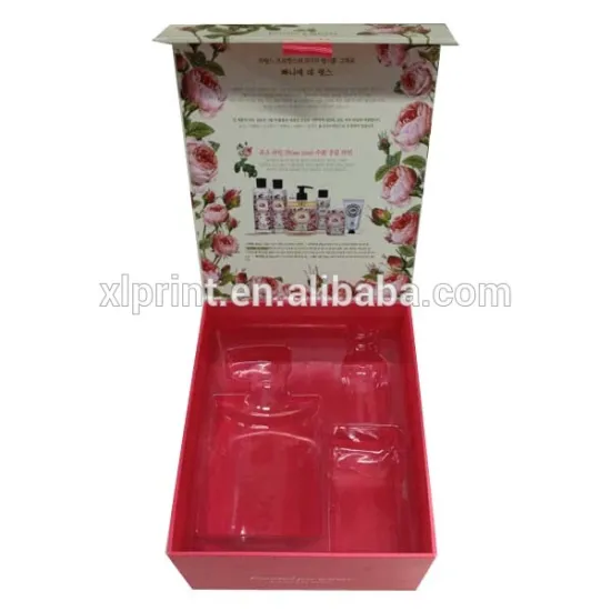 shiny flower cosmetic box 2017 New style