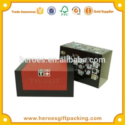 Trade Assurance Custom Creative Paper Box Tissot Brand Watch Paper Box