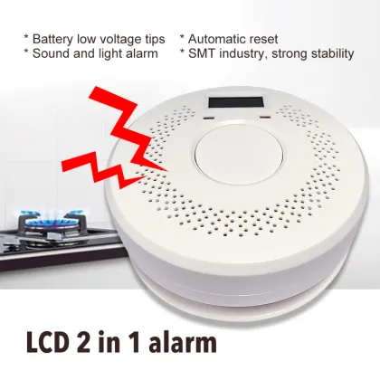 Carbon Monoxide and Smoke Detector Fire Detector with battery