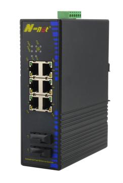 Fast Ethernet Switch 2 porte in fibra